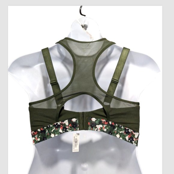 NWT Adore Me Micah Contour High Impact Mesh Overlay Sports Bra 40DDD Green - Picture 2 of 2